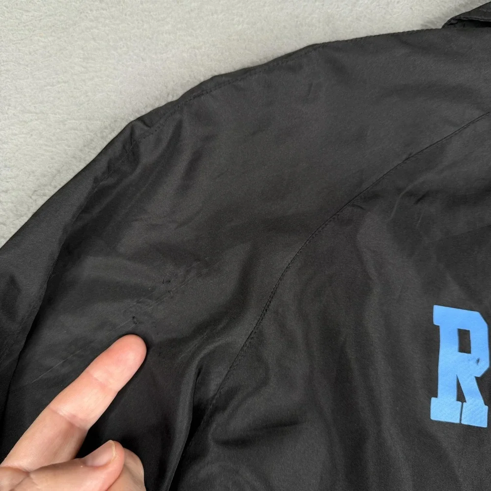Harry Potter Ravenclaw Jacket Mens 2XL Black Coaches‎ Snap Front Windbreaker